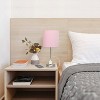 Creekwood Home Contemporary Bedside Table Lamp with Power Outlet - 3 of 4