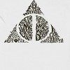Harry Potter Men's Deathly Hallows Shape Short Sleeve Graphic Cotton T-Shirt - 2 of 3