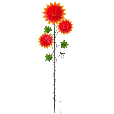 Chrysanthemum Garden Metal Stake