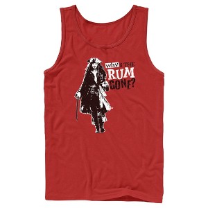 Men's Pirates of the Caribbean: Dead Man's Chest Jack Sparrow Why is the Rum Gone Tank Top - 1 of 4