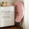 Wooakway Comfortable Disc Chair Faux Fur Chair for Bedroom Living Room and Dorm - 2 of 4