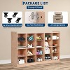 Acekool Kids Coat Locker with Cubbies, Storage Organizer with Hooks, Bins & Casters for School, Entryway, Mudroom, 5-Section+15 Cubbies - 4 of 4