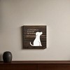 Slickblue 7x7 Dog Quote Wood Sign – Lab Testing Food Humor for Pet Owners' Kitchen or Home, Color Options - 2 of 3