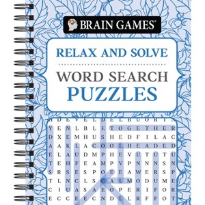 Brain Games - Relax and Solve: Word Search Puzzles (Pattern Cover) - by  Publications International Ltd & Brain Games (Spiral Bound) - 1 of 1