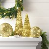 5.5" Christmas Mercury Lit Glass Orb Silver - Wondershop™ - 2 of 3