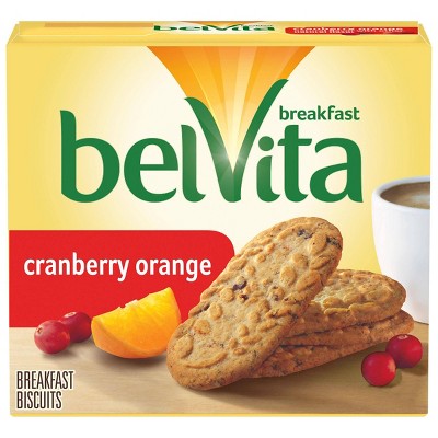 BelVita Cranberry Orange Breakfast Biscuits - 5ct : Target