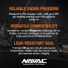 NAVAC NH5SC Refrigerant Hoses | 1/4" HVAC Charging Hoses with Ball Valve | 5 Feet Long | 3-Color Hose Kit - 4 of 4