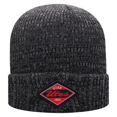 NCAA Utah Utes Men's Black Aclaim Knit Cuffed Beanie