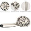 PAGED Drill-Free Stainless Steel Slide Bar Combo Rain Showerhead 7-Setting Hand, Dual Shower Head Spa System for Bathroom, Restroom - 4 of 4