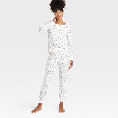 Target thermal pajama set sale