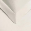 530 Thread Count Solid Deep Pocket Cotton Luxury Premium Duvet Cover Set with Pillow Shams by Blue Nile Mills - 3 of 4