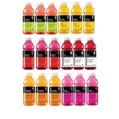 Vitamin Flavored Water Multi Flavor Variety Pack- 20Oz - 18 Pack With 6 Different Flavors