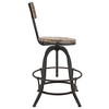 Modway Procure Wood Bar Stool - Bar and Counter Height , Pine seat, Metal - 2 of 4