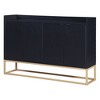 TIRAMISUBEST Modern Sideboard Elegant Buffet Cabinet with Large Storage Space for Dining Room - Black Mobile File Cabinet - 4 of 4