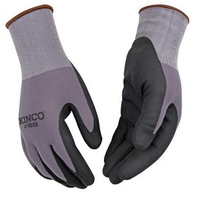 Kinco Men's Indoor/Outdoor Palm Gloves Black/Gray M 1 pair - 1 of 1