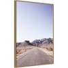 23" x 33" Dusty Desert Dreams Road by Nathan Larson Framed Canvas Wall Art Print - Amanti Art: Vintage Style, Hand-Stretched - 2 of 4
