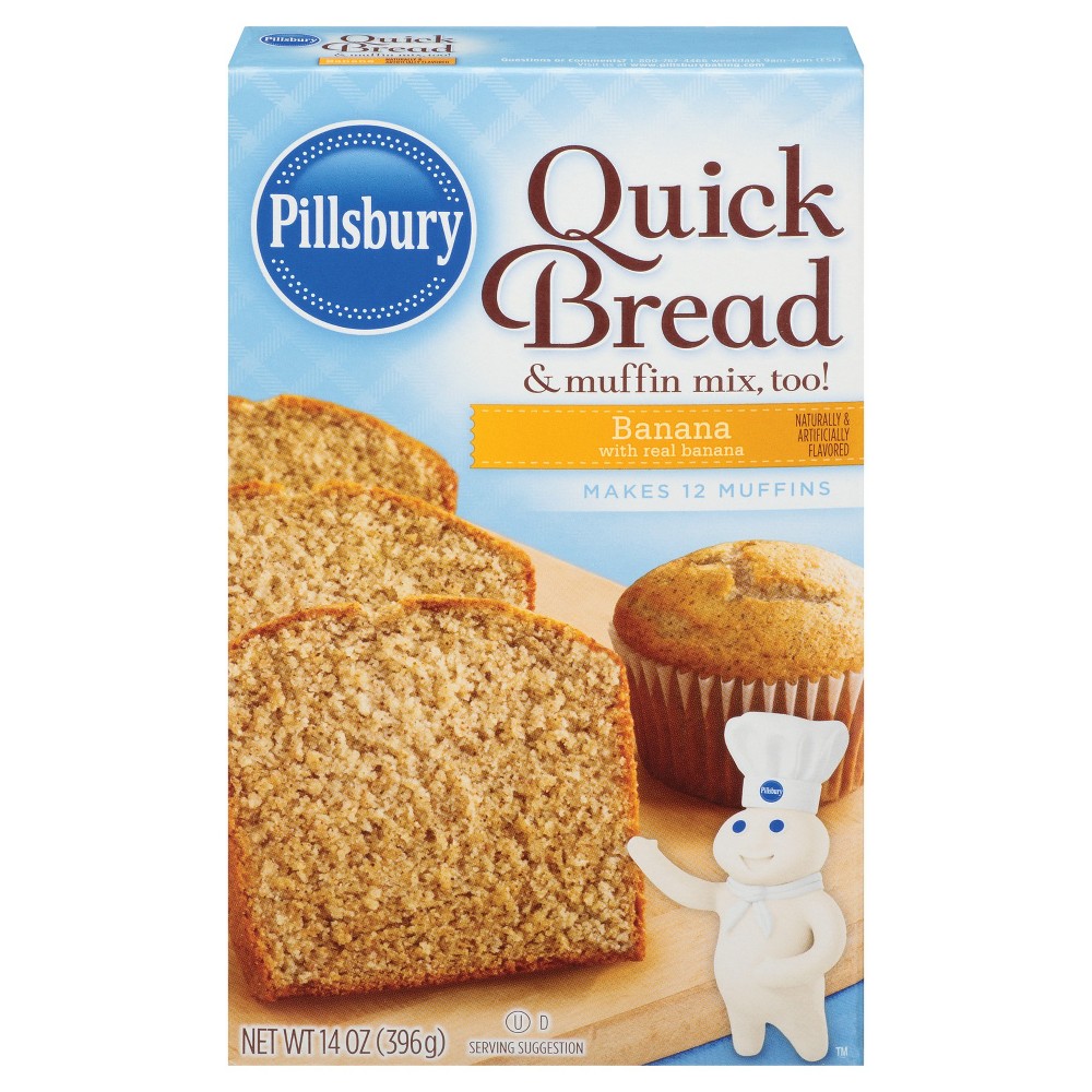 UPC 051500794807 product image for Pillsbury Banana Quick Bread Mix 14 oz | upcitemdb.com