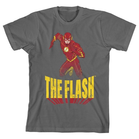 Flash Superspeed Run Boy's Charcoal T-shirt - image 1 of 3