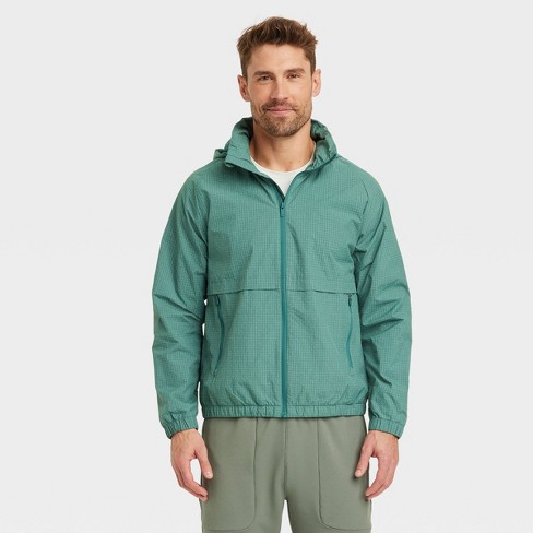 Men's Packable Jacket - All In Motion™ Teal Green S