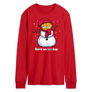Men's - Garfield - Have An Ice Day Long Sleeve Graphic T-Shirt - 1 of 3
