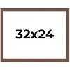 PosterPalooza | 32x24 Wide Barnwood Picture Frame, UV Acrylic, 6 Finishes - Grey, Brown, White, and Black - 2 of 4