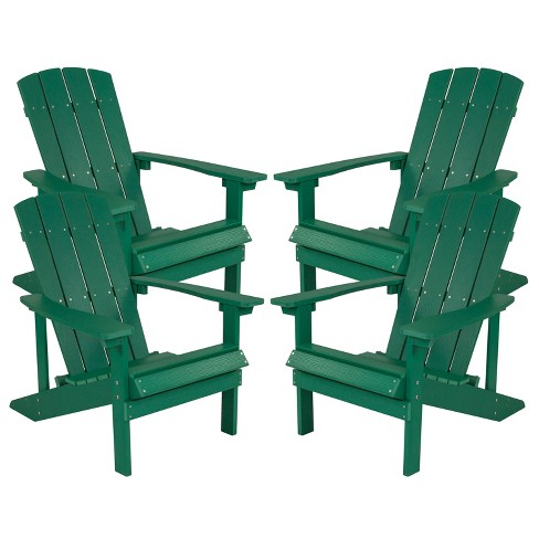 Hunter green best sale resin adirondack chairs