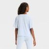Girls' Beyond Ease Crop Boxy T-Shirt - All In Motion™ - 3 of 4