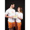 Pavilion Gift Company - Popcorn and Butter - L Orange Boxers - Shorts - 2 of 4