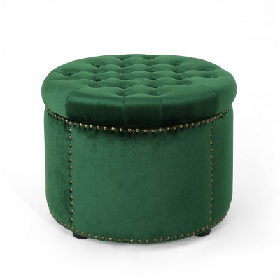 target green ottoman