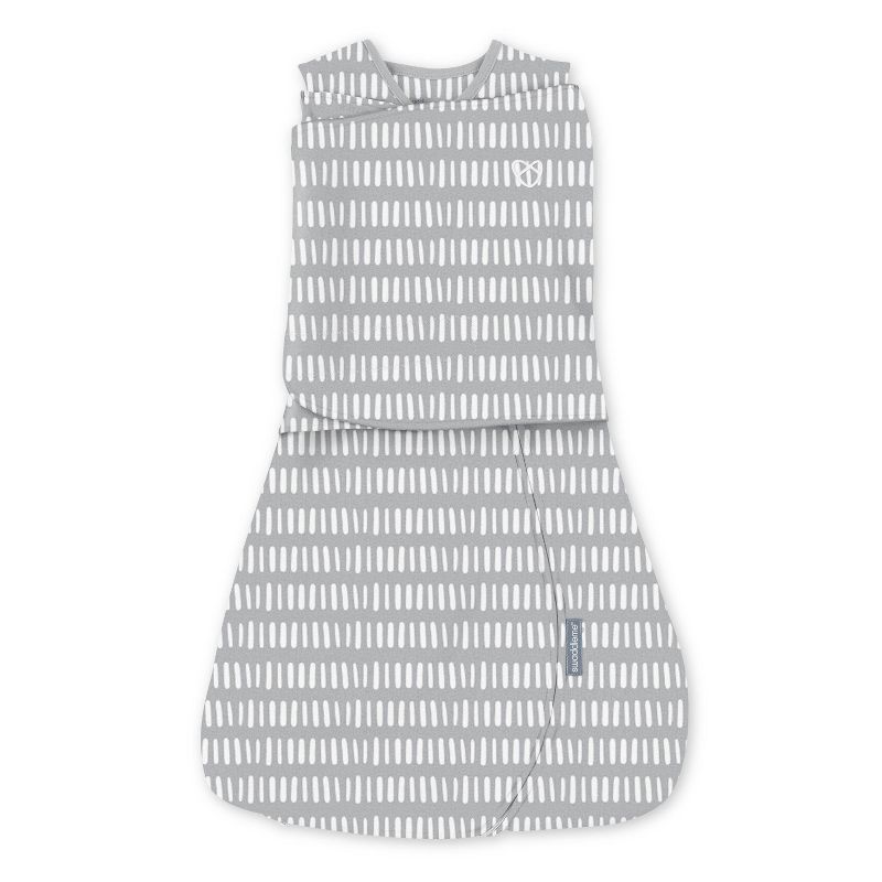 SwaddleMe by Ingenuity Arms Free Convertible Swaddle - Dashed Lines, 1 of 7