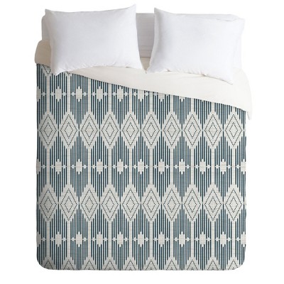 Twin/twin Xl Heather Dutton West End Midnight Duvet Set Blue - Deny ...