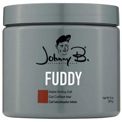 Johnny B Fuddy Matte Styling Gel, 16 oz