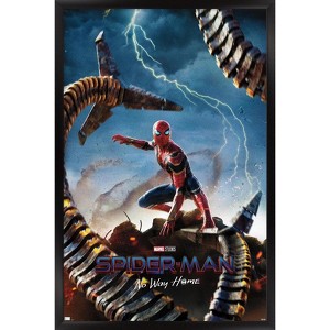 Trends International Marvel Spider-Man: No Way Home - Teaser Framed Wall Poster Prints - 1 of 4