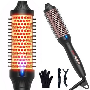 Dryhsip Thermal Brush Heated Round Brush Hair Curling Brush Ceramic Titanium Barrel,30s Fast Heating,for Salon-Quality Blowouts Curls Waves at Home - 1 of 4