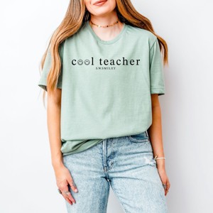 Simply Sage Market S.W.Smiley Cool Teacher  Short Sleeve Tee - 1 of 4