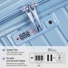 Karl Home Luggage Sets 5 Piece Hardside Hard Shell Travel Suitcases with TSA Lock Blue - 4 of 4