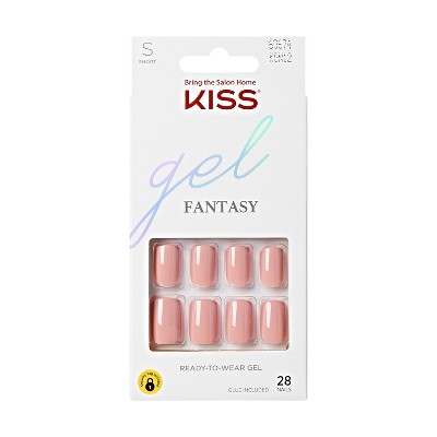 Image of KISS Gel Fantasy Ready-To-Wear Fake Nails - Pink  - 28ct