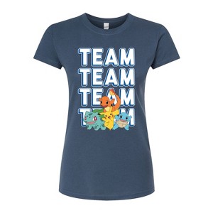 Women's - Pokémon - Partners Team Fitted Graphic T-Shirt - 1 of 3