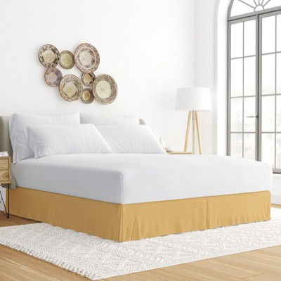 Premium Pleated Dust Ruffle Bed Skirt - Easy Fit - Becky Cameron