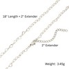 Heart Link Chain Necklace for Women 20 Inch 18K Gold PVD Stainless Steel Ginger Lyne - 3 of 4
