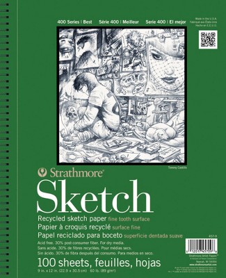 strathmore sketchbook 11” X 14” 50lb Used About 75 Pages