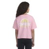 Converse® Girls' Short Sleeve Boxy T-Shirt - Pink - 2 of 3