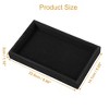 Unique Bargains Velvet Jewelry Tray Empty Stackable Tray Box for Rings Earrings Necklace Bracelet Pendants 1 Pc - 4 of 4