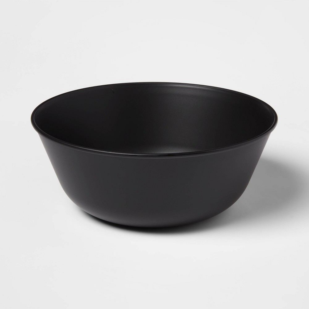 114oz Plastic Serving Bowl Black - Room Essentials