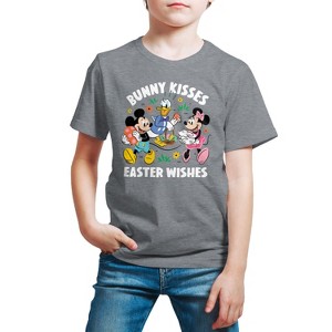 Boys' - Disney - Bunny Kisses Easter Wishes Short Sleeve Graphic T-Shirt - 1 of 4