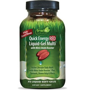 Irwin Naturals Quick Energy RED Liquid-Gel Multi. - 1 of 2