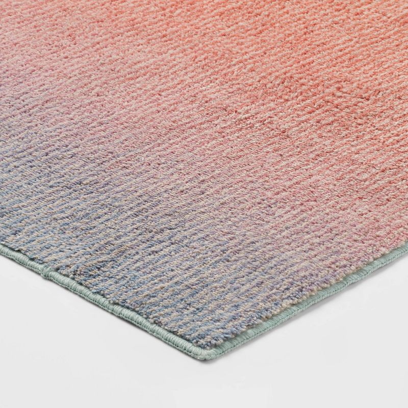4&#39;x5&#39;6&#34; Ombre Neon Rainbow Tufted Kids&#39; Rug - Pillowfort&#8482;, 4 of 8