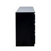 HDZNVF Modern Black Side Dressers with 6 Drawers, Wood Chest of Drawers with Metal Handle - 4 of 4