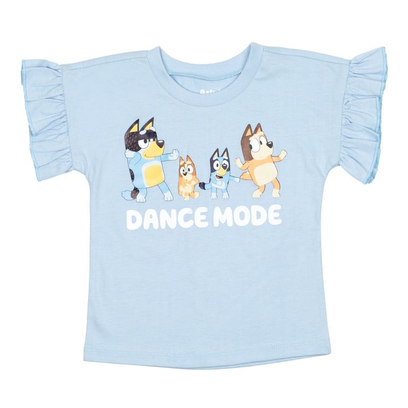 Bluey Bingo Girls 3 Pack Graphic T-Shirts Little Kid to Big Kid, 5 of 7