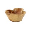 6" x 14" Natural Brown Teak Wood Bowl Brown - Olivia & May: Handcrafted, Bohemian Style, Tabletop Decor - 4 of 4